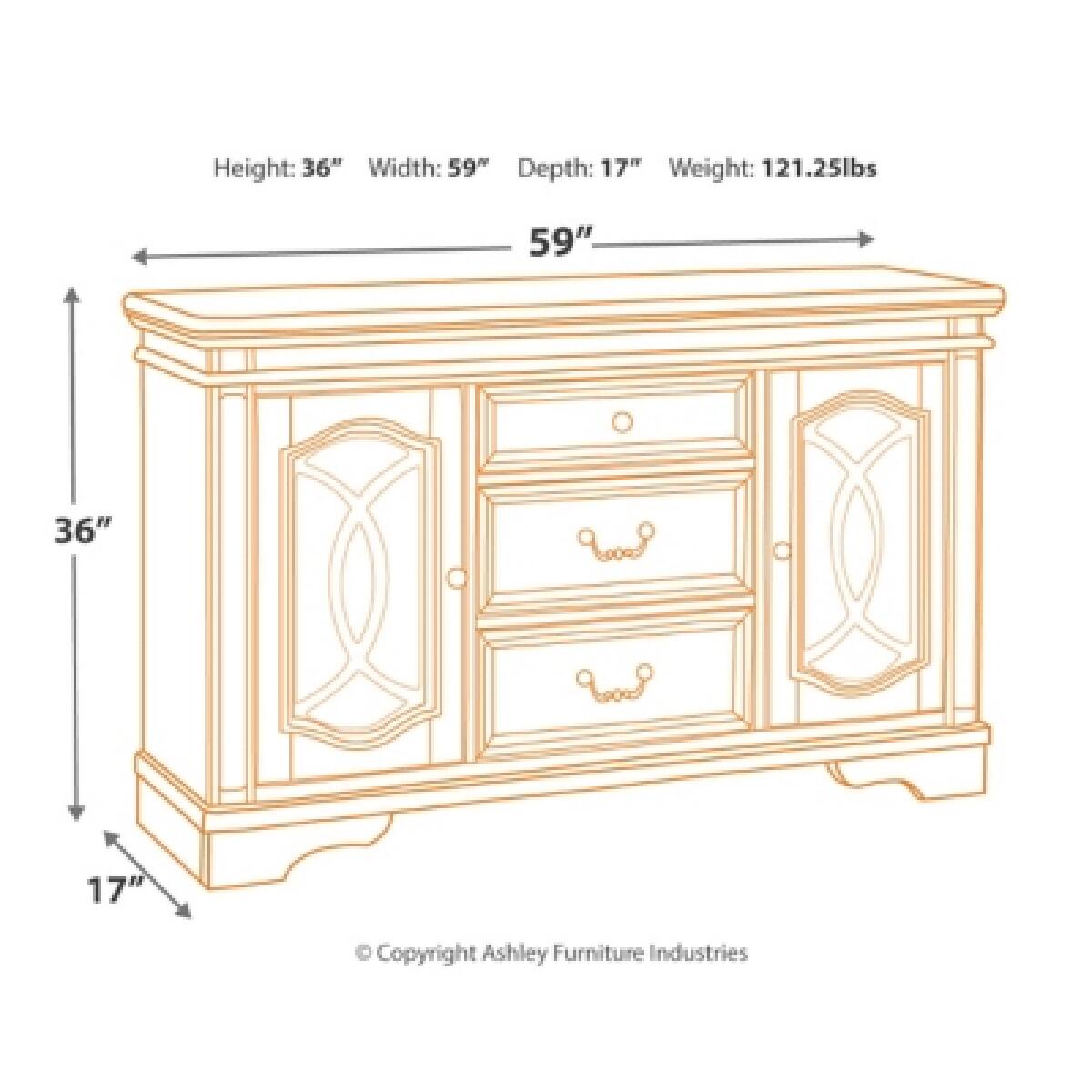 Realyn Dining Server Dining Storage Ashley Furniture 15