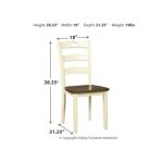 Woodanville Dining Chair Chairs & Benches Ashley Furniture 16