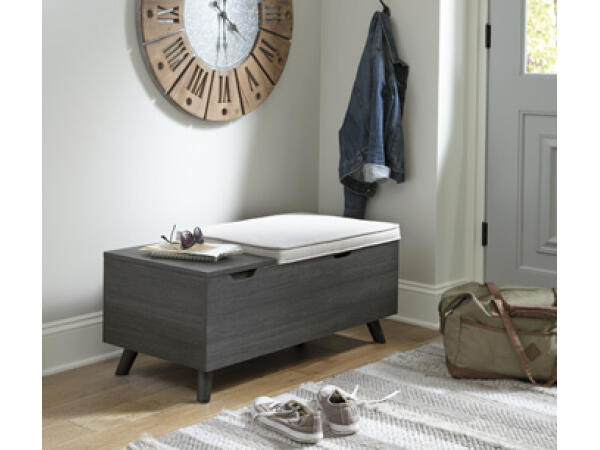 Yarlow Storage Bench Accent Furniture Ashley Furniture