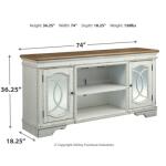 Realyn 74″ TV Stand Entertainment Stands Ashley Furniture 25