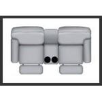 Safe Bet Power Headrest Sofa w/Console Loveseats Customizable 9