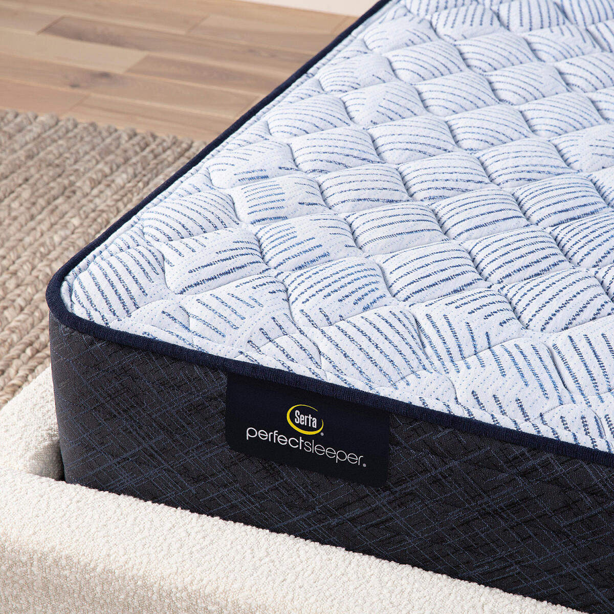 Perfect Sleeper Blue Lagoon Nights Firm California King Back Sleeper 6