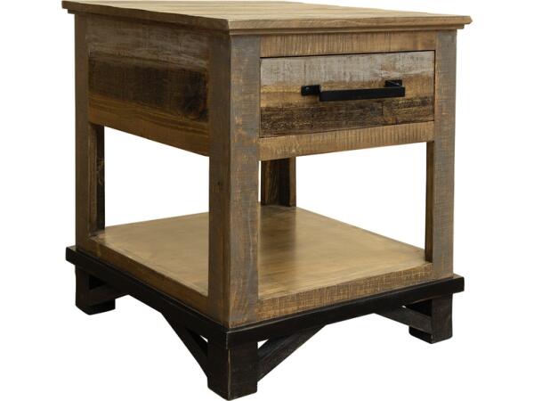 Loft Brown End Table End tables International Furniture Direct