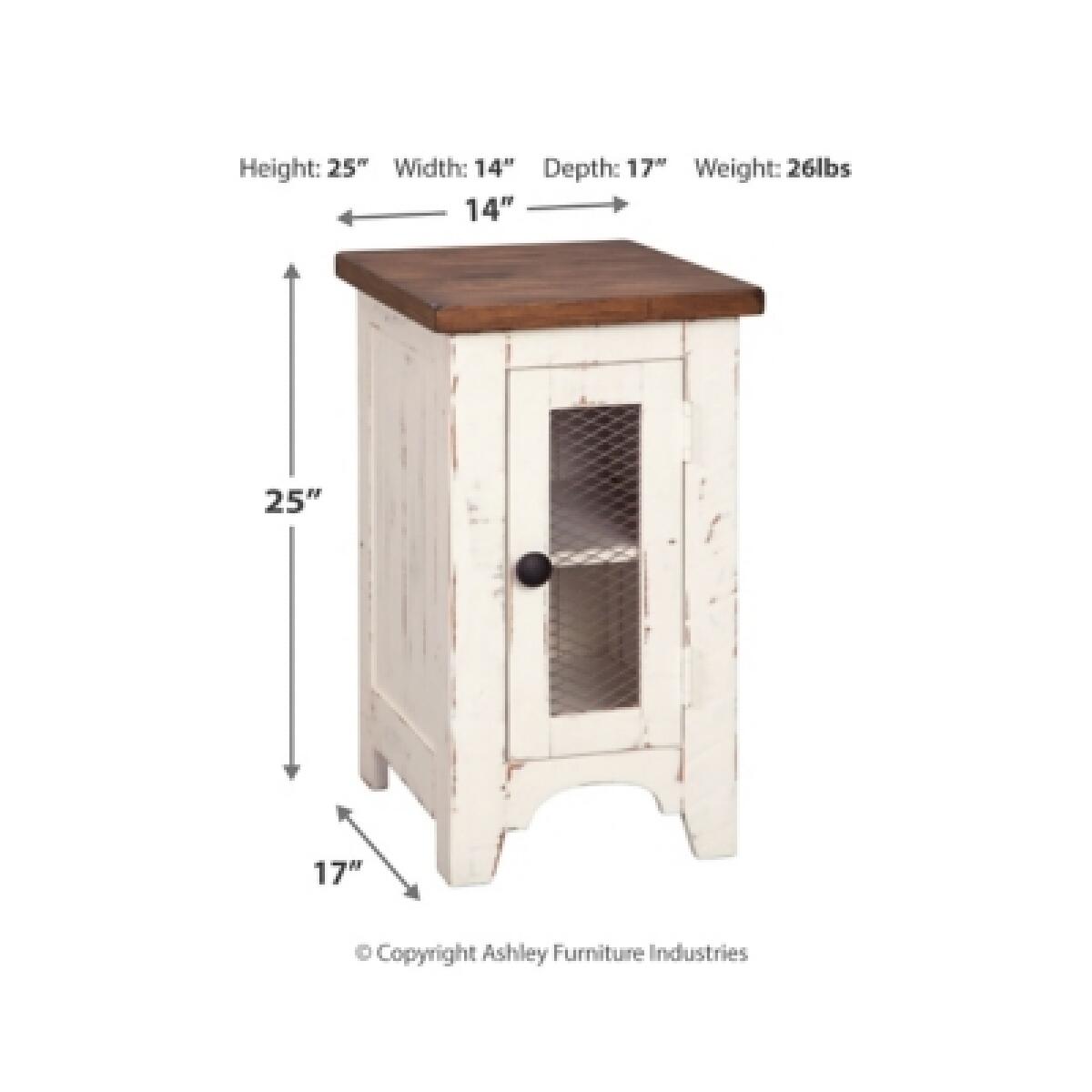 Wystfield Chairside End Table Chairside Tables Ashley Furniture 14