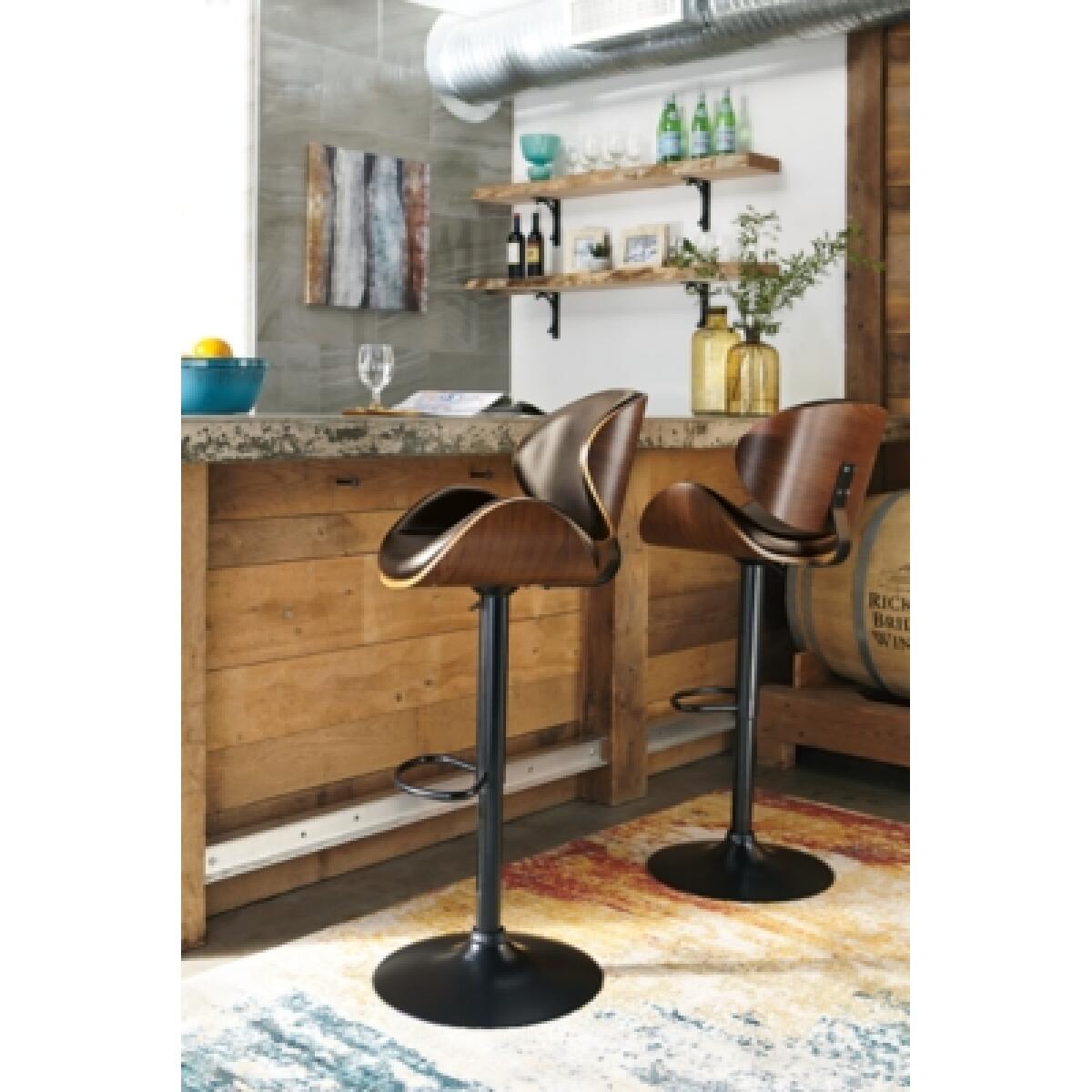 Bellatier Adjustable Height Bar Stool Barstools Ashley Furniture 20
