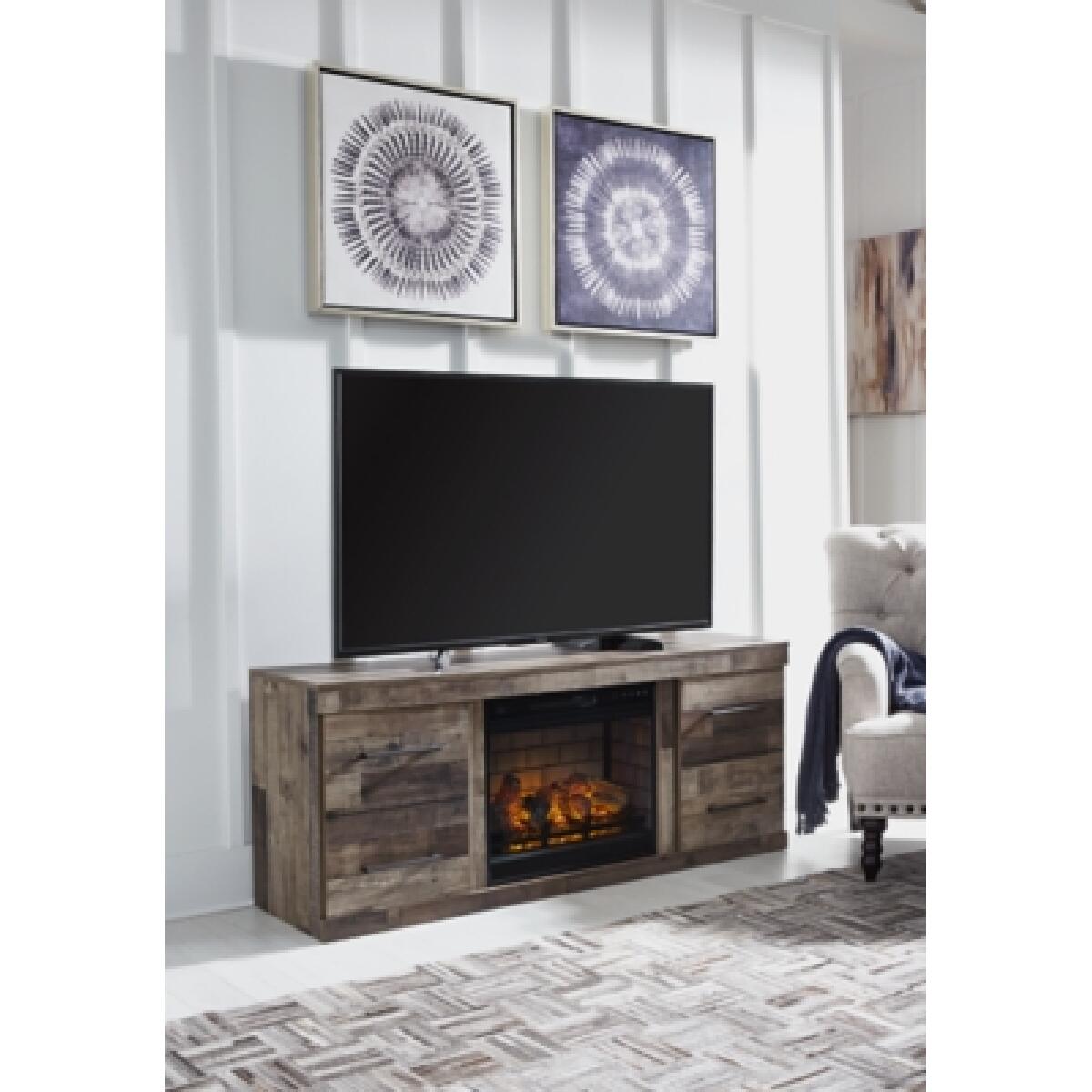 Derekson TV Stand with Electric Fireplace Fireplaces Ashley Furniture 4
