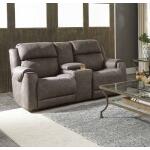 Safe Bet Power Headrest Sofa w/Console Loveseats Customizable 7