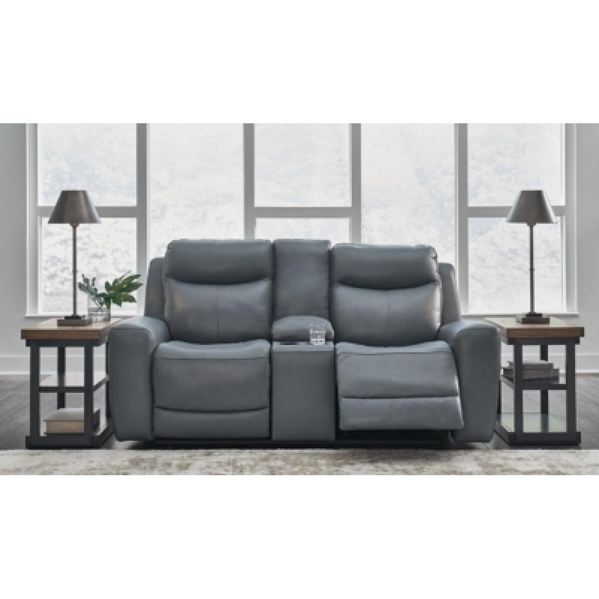 Mindanao Power Reclining Loveseat with Console Loveseats Ashley Furniture 22