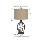 Manasa Table Lamp Lighting Ashley Furniture 14