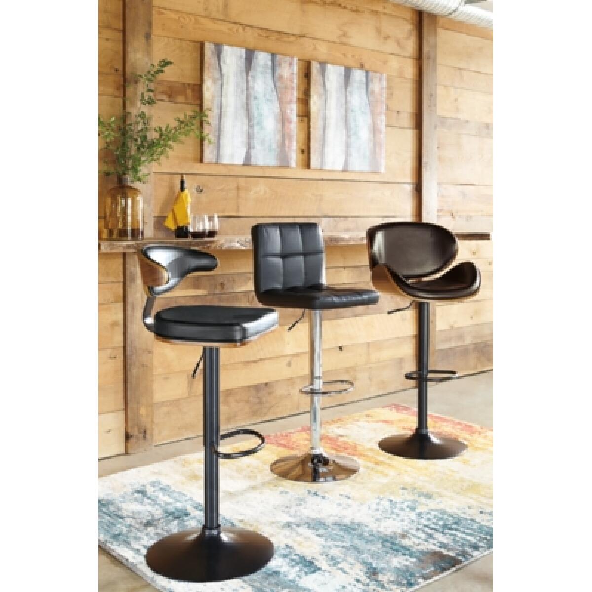 Bellatier Adjustable Height Bar Stool Barstools Ashley Furniture 21