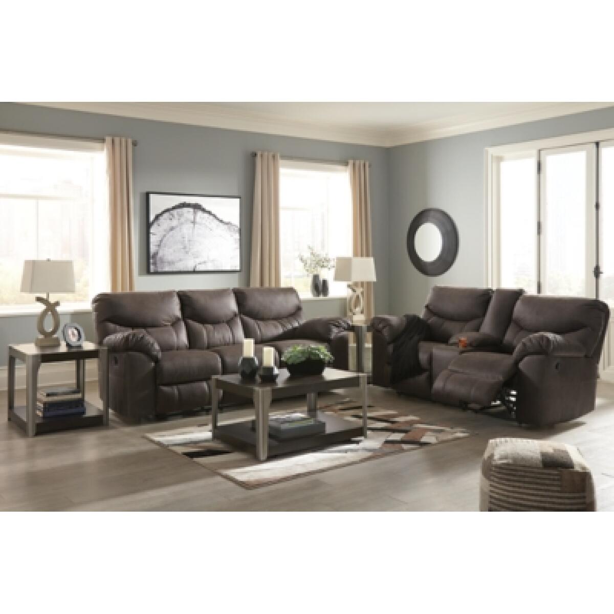 Boxberg Reclining Loveseat with Console Loveseats Ashley Furniture 13