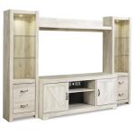 Bellaby 4-Piece Entertainment Center Entertainment Stands Ashley Furniture 20
