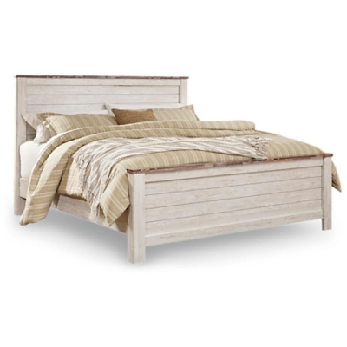 Willowton California King Panel Bed Beds Ashley Furniture 8