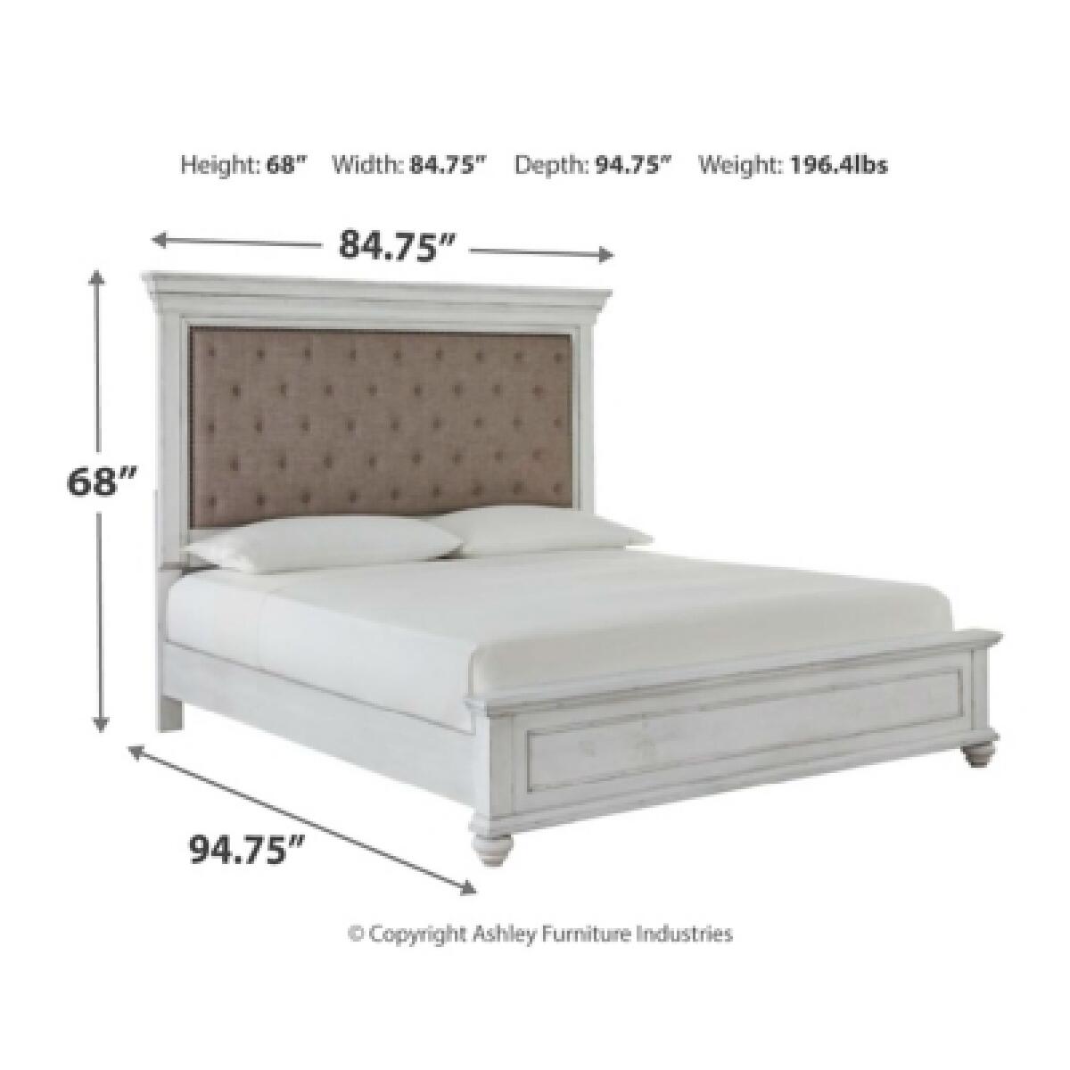 Kanwyn California King Panel Bed Beds Ashley Furniture 21