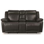 Evo Power Reclining Console Love Seat with Power Headrest