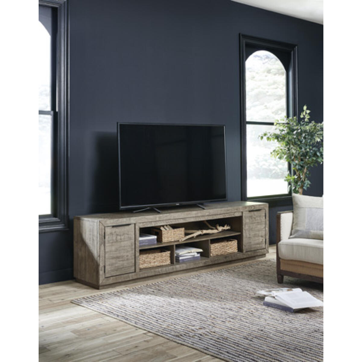 Krystanza 92″ TV Stand Entertainment Stands Ashley Furniture 9