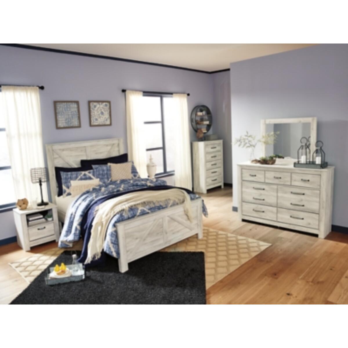 Bellaby Queen Crossbuck Panel Bed Beds Ashley Furniture 14