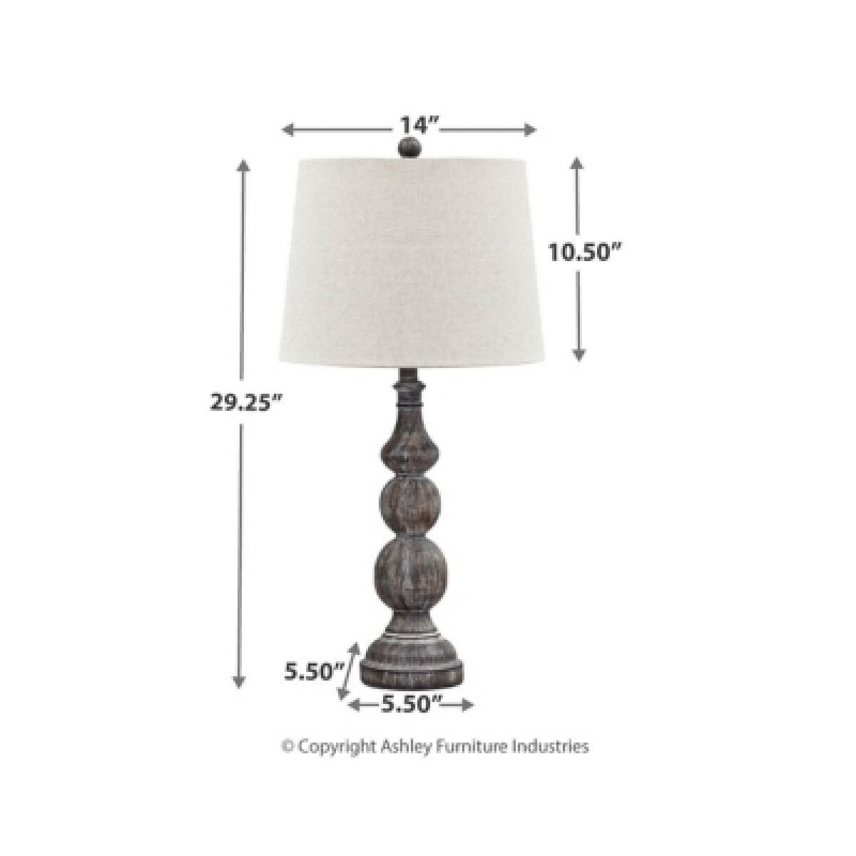 Mair Table Lamp (Set of 2) Lighting Ashley Furniture 12
