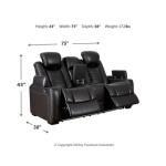 Party Time Power Reclining Loveseat with Console Loveseats Ashley Furniture 40