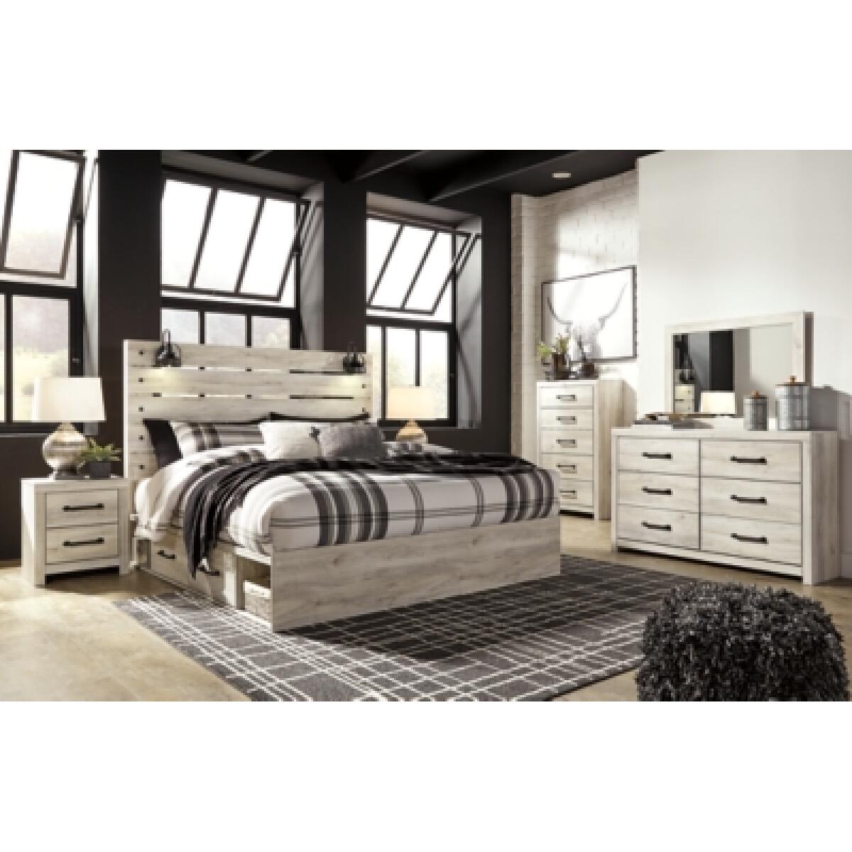 Cambeck King Panel Bed with 4 Storage Drawers Beds Ashley Furniture 15