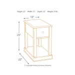 Breegin Chairside End Table Chairside Tables Ashley Furniture 44