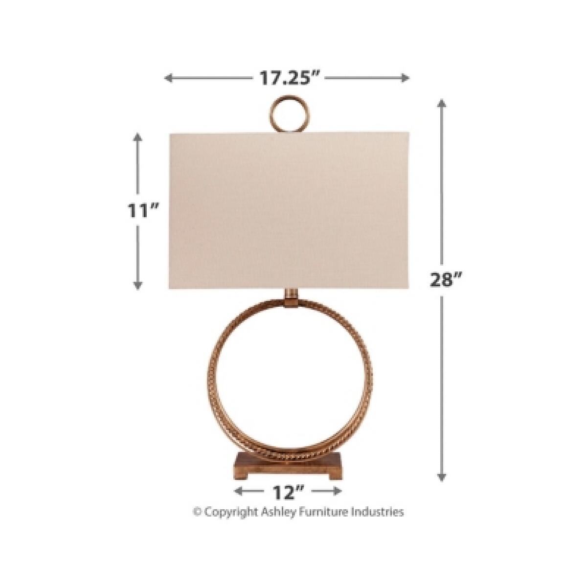 Mahala Table Lamp Lighting Ashley Furniture 11