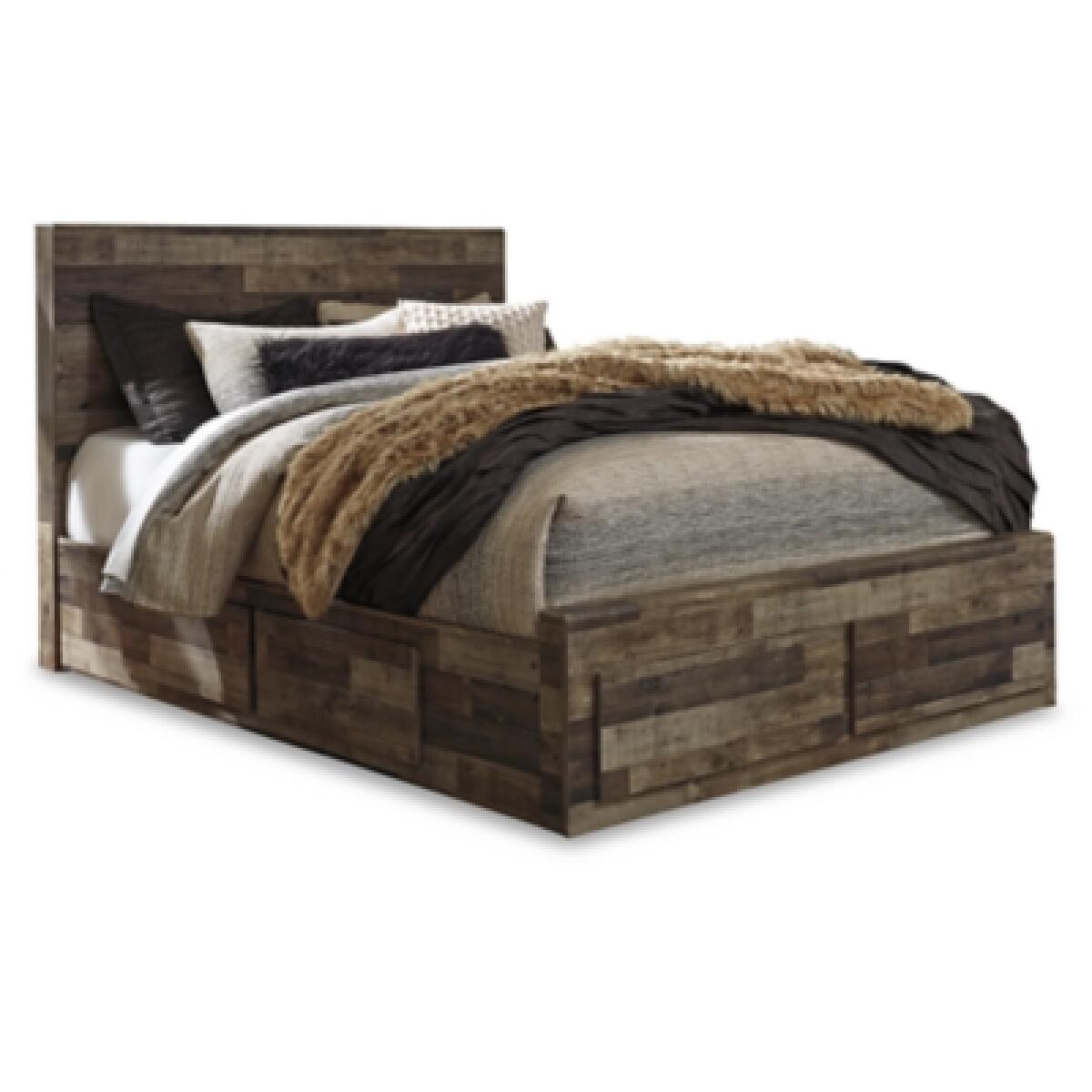 Derekson Queen Panel Bed with 6 Storage Drawers Beds Ashley Furniture 11