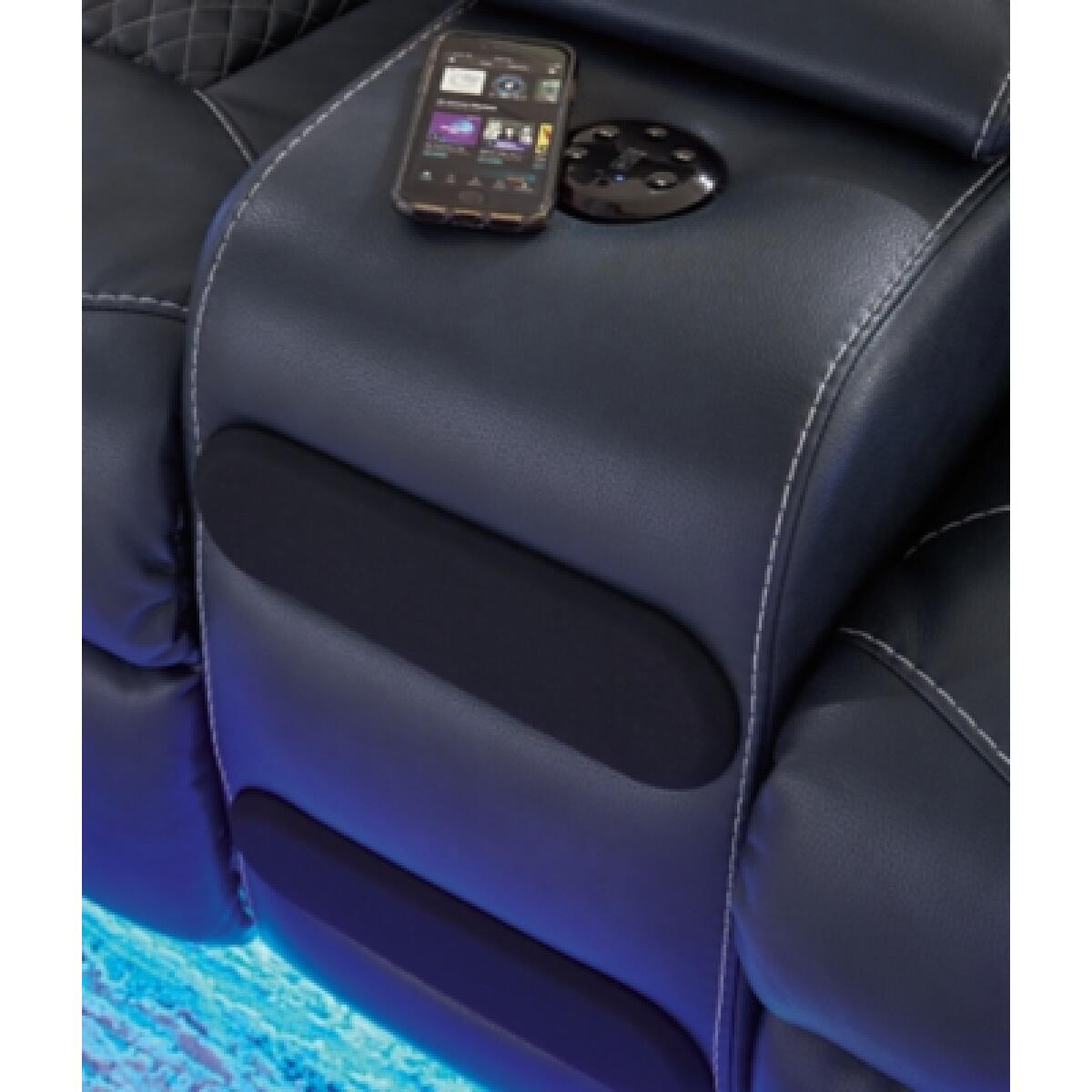 Fyne-Dyme Power Reclining Loveseat with Console Loveseats Ashley Furniture 26