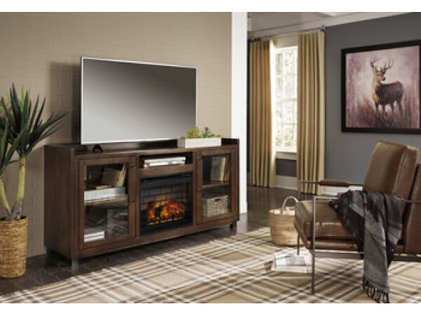 Starmore 70″ TV Stand with Electric Fireplace Fireplaces Ashley Furniture