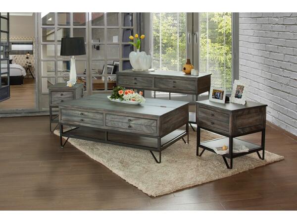 Moro 2 Drawer With Lid Cocktail Table IFD686CKTL Cocktail & Coffee Tables International Furniture Direct 8