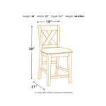 Caitbrook Counter Height Upholstered Bar Stool Barstools Ashley Furniture 19