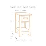 Breegin Chairside End Table Chairside Tables Ashley Furniture 31