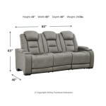 The Man-Den Power Reclining Sofa Sofas Ashley Furniture 37