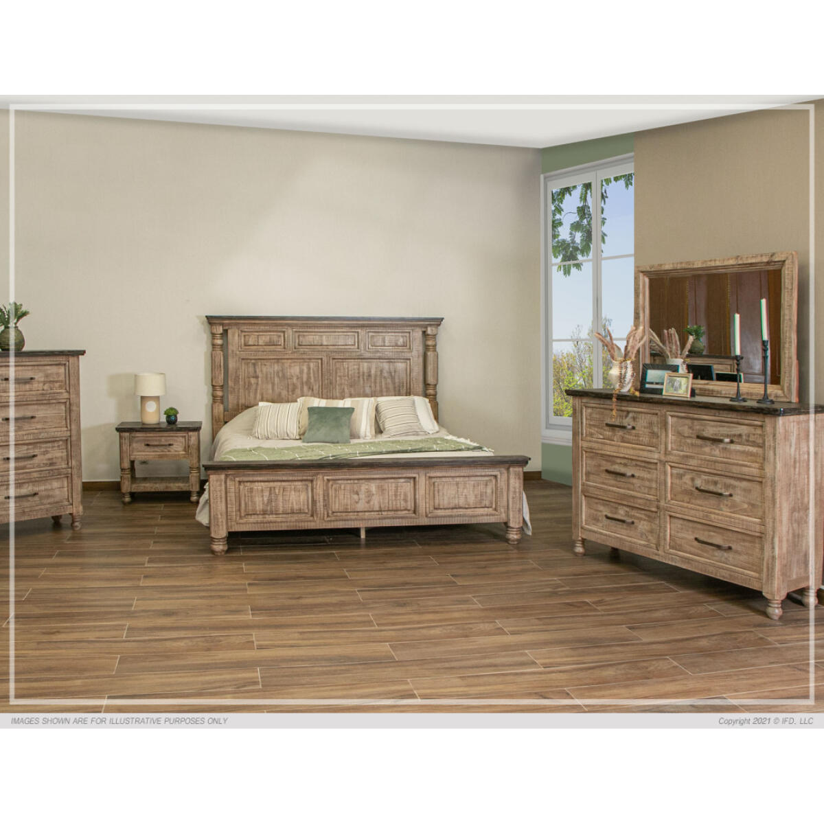 Natural Stone Sand Drift Mirror Mirrors International Furniture Direct 2