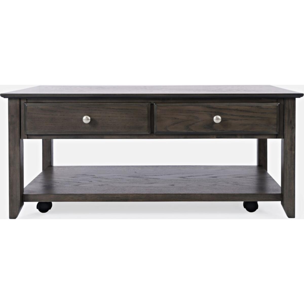 carlton cocktail table 4 drawer castered Cocktail & Coffee Tables Jofran 4