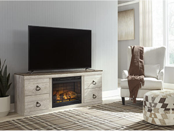 Derekson TV Stand with Electric Fireplace Fireplaces Ashley Furniture 8