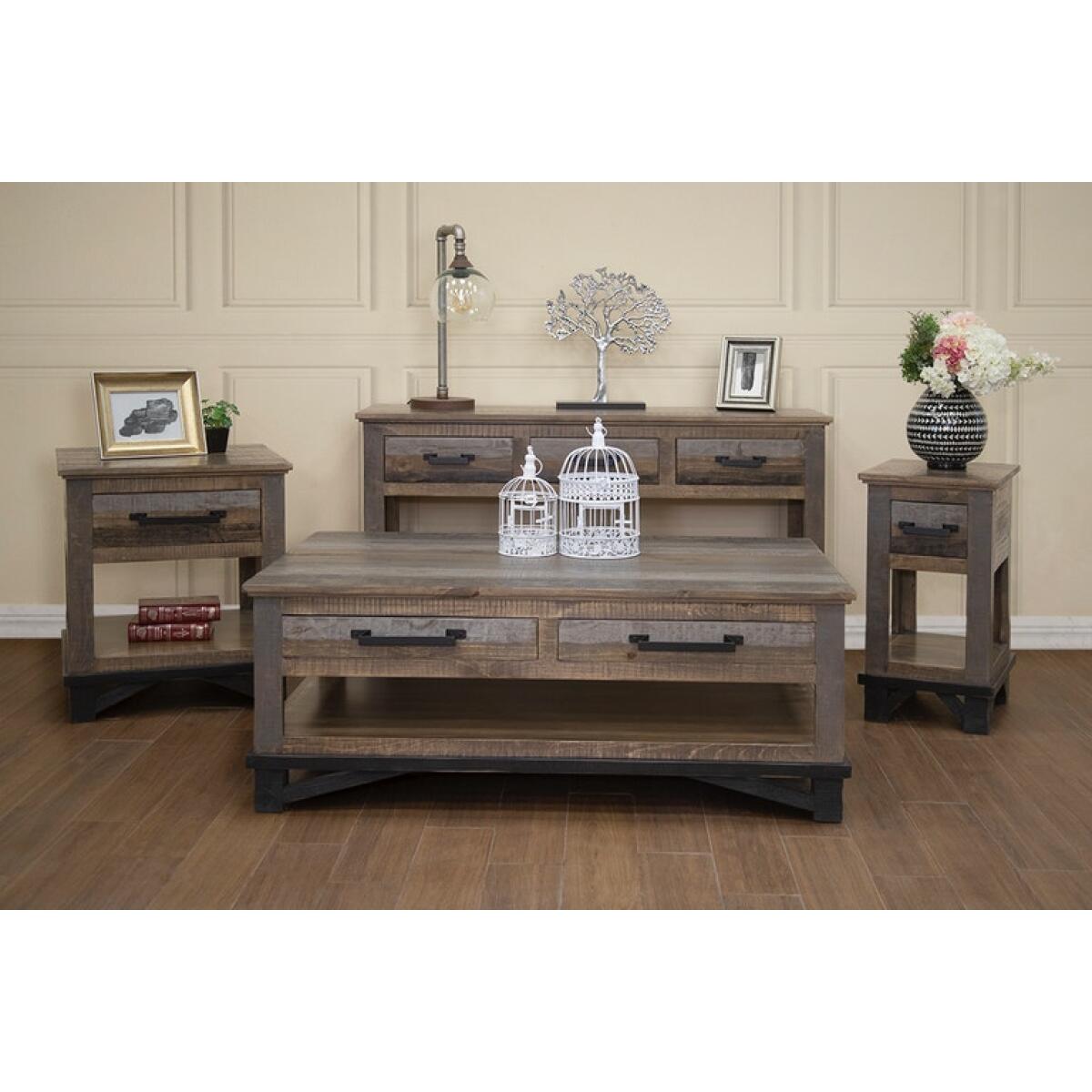 Loft Brown End Table End tables International Furniture Direct 4