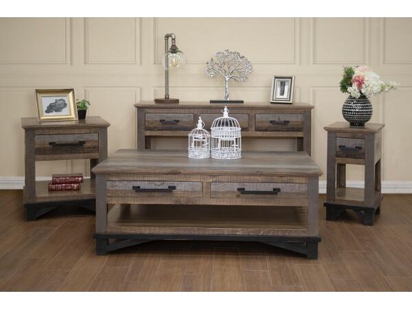 Loft Brown End Table End tables International Furniture Direct 6