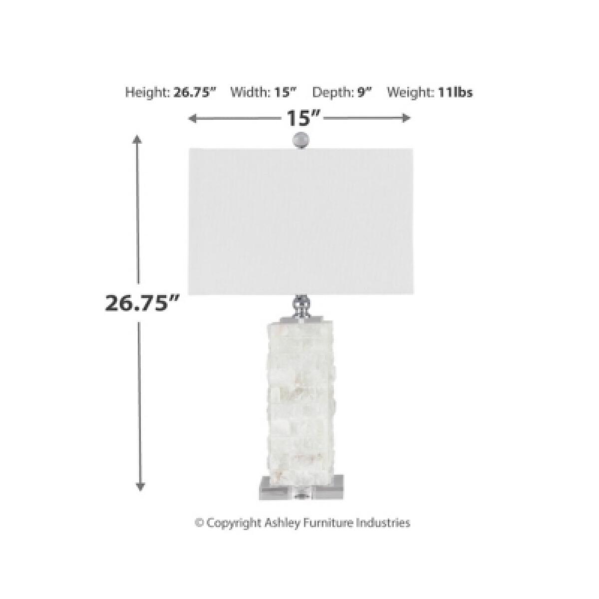 Malise Table Lamp Lighting Ashley Furniture 11