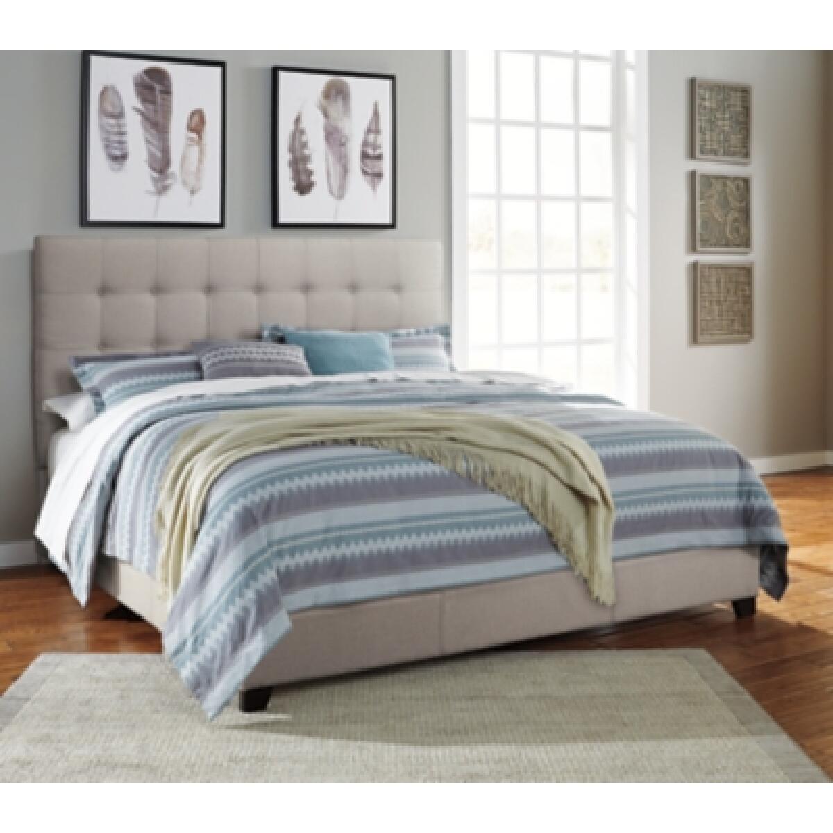 Dolante Queen Upholstered Bed Beds Ashley Furniture 19