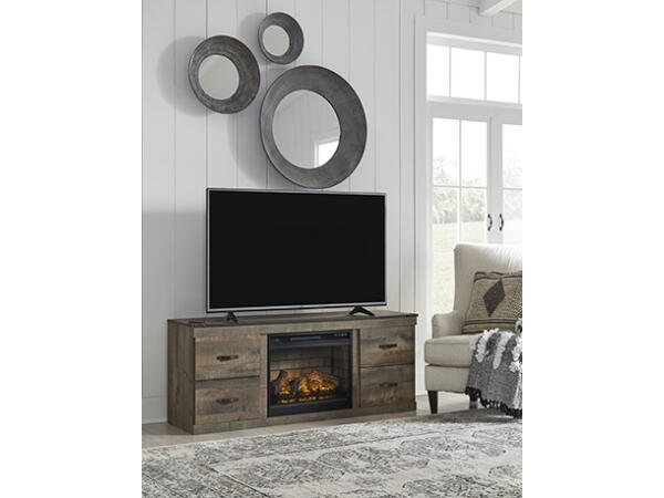 Trinell TV Stand with Electric Fireplace Fireplaces Ashley Furniture