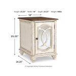 Realyn Chairside End Table Chairside Tables Ashley Furniture 25