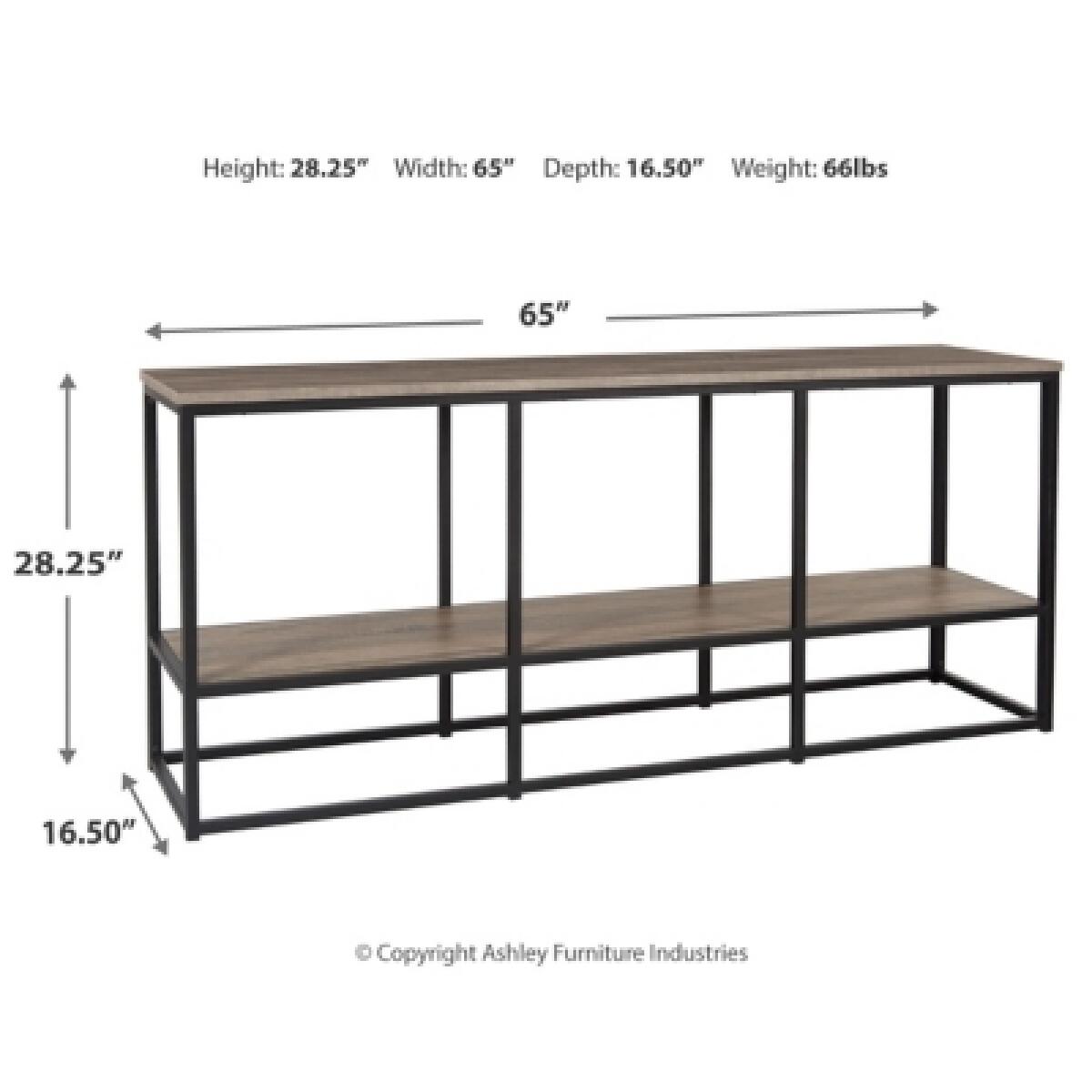 Wadeworth 65″ TV Stand Entertainment Stands Ashley Furniture 14