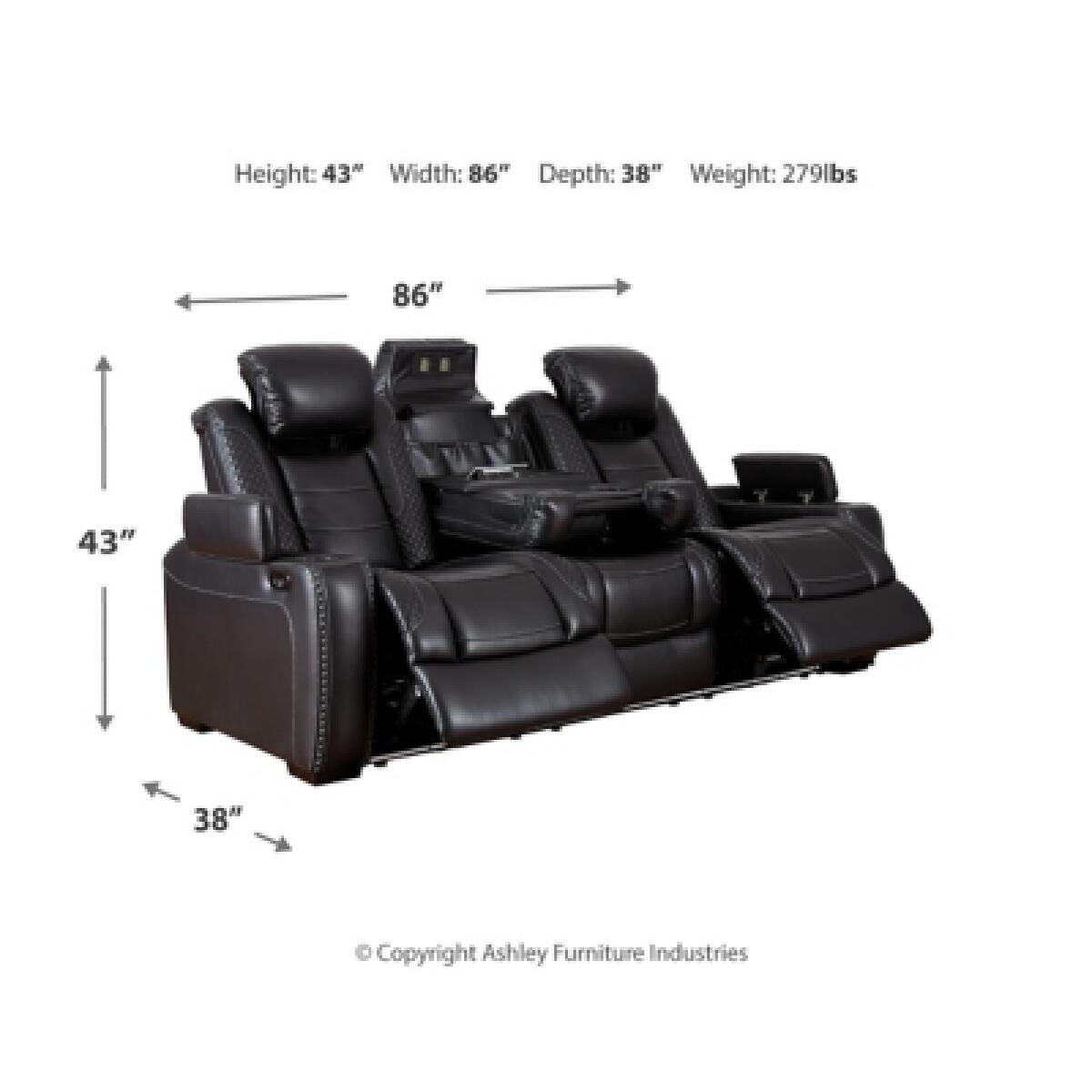 Party Time Power Reclining Sofa Sofas Ashley Furniture 18