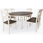 Madison County Dining Table Vintage White Finish Dining Tables Jofran 9