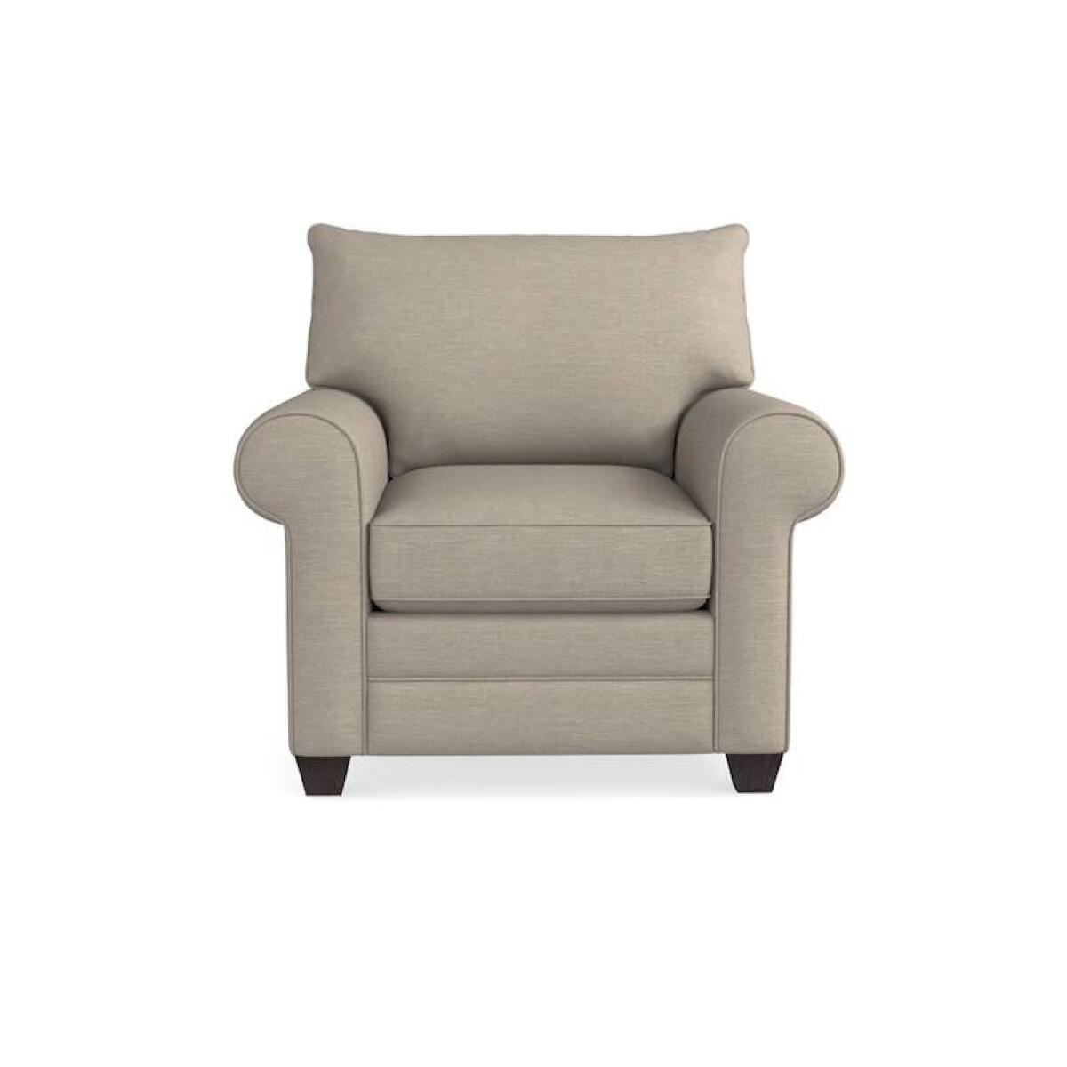 Alexander Roll Arm Chair Chairs Bassett Furniture 5
