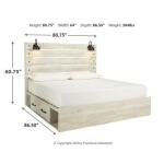 Cambeck King Panel Bed with 4 Storage Drawers Beds Ashley Furniture 21