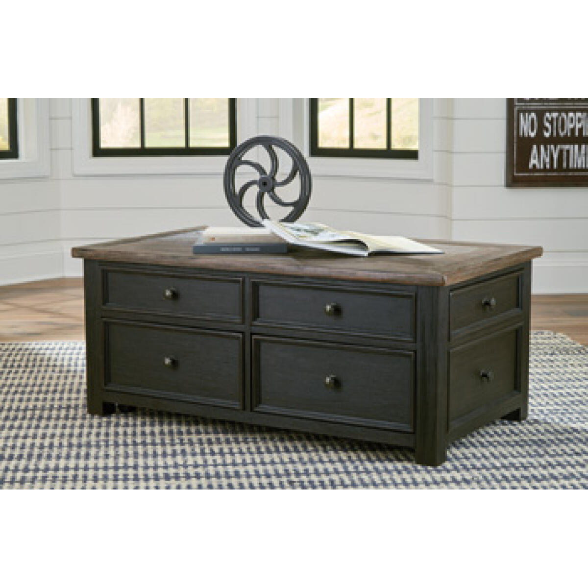 Tyler Creek Coffee Table with Lift Top Cocktail & Coffee Tables Ashley Furniture 17