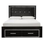 Kaydell Queen Upholstered Panel Bed with Storage - Image 6