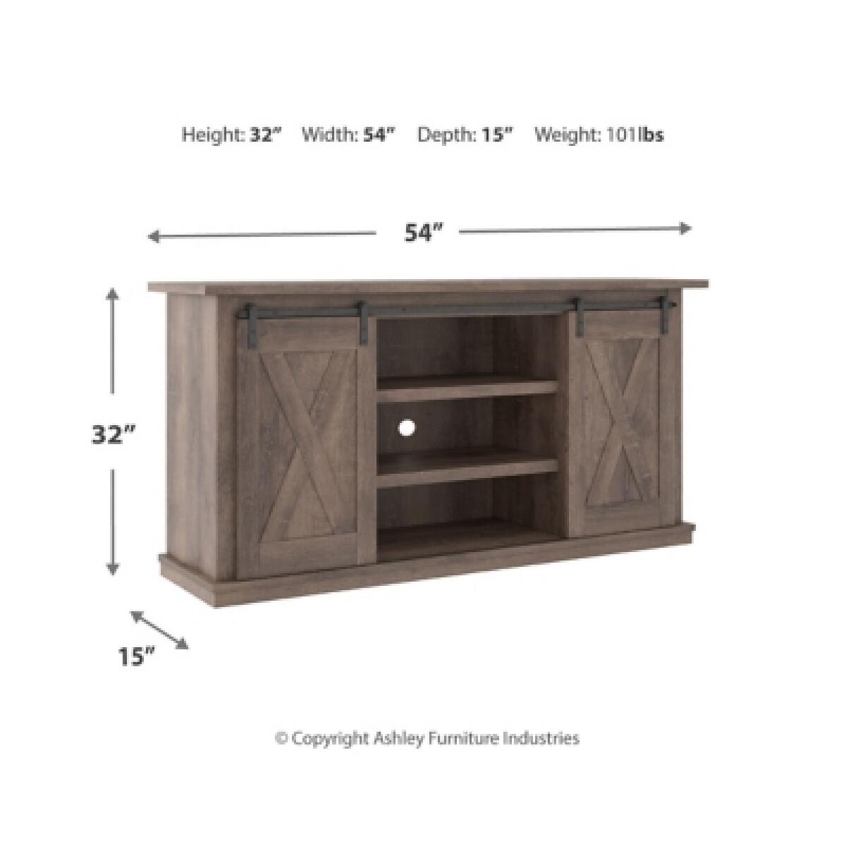 Arlenbry 54″ TV Stand Entertainment Stands Ashley Furniture 16